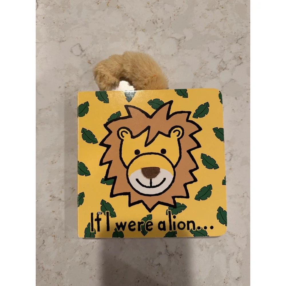 Jellycat If I Were a Lion Board Book Anne Wilkinson Touch and Feel BB444LI